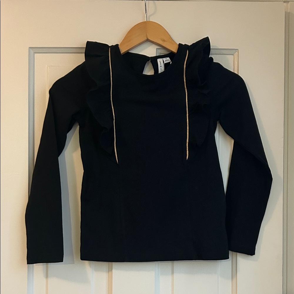 NWT Janie & Jack long sleeve ruffle top sz 8
